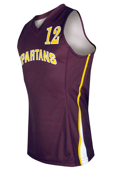 Dynamic Team Sports Custom Sublimated Girls Lacrosse Jersey Design 600-9 (L600-9)
